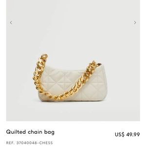 Quilted chain bag
